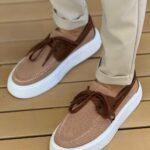 Ch2602 Triko Erkek Ayakkabı Taba