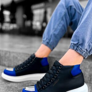 Ch267 Gbt Roma Mirror Erkek Bot Sıyah/Sax Mavı