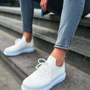 Ch307 Rt Tricot Erkek Ayakkabı Beyaz