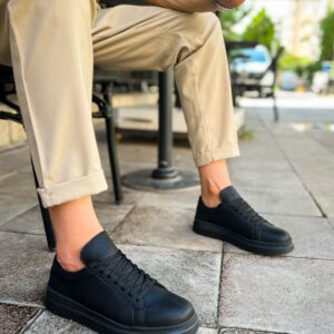 Ch979 Santoni Crt Spor Erkek Ayakkabı Sıyah