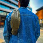 Cnt010 Cilt Deri Erkek Çapraz Çanta Hakı