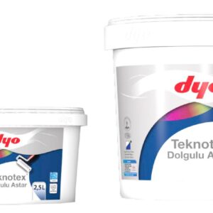 Dyo Teknotex Dolgulu Dış Cephe Astarı 2,5 Litre Beyaz