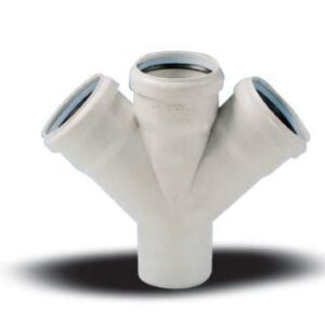 Ege Yıldız 110X110X110 Pvc Çift Çatal 3,2 Mm