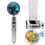 Ennalbur 360 Derece Dönebilen Pervaneli Turbo Duş Başlığı