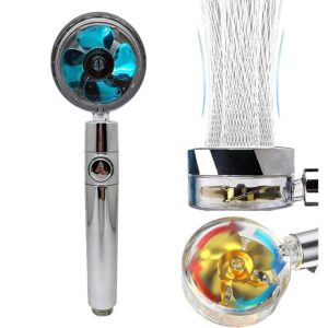 Ennalbur 360 Derece Dönebilen Pervaneli Turbo Duş Başlığı