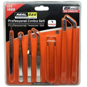 Ennalbur Real Özs 1888 Profesyonel Cımbız Seti 7 Parça