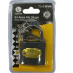 Ennalbur Tudor 38 Mm Kısa Gri Asma Kilit