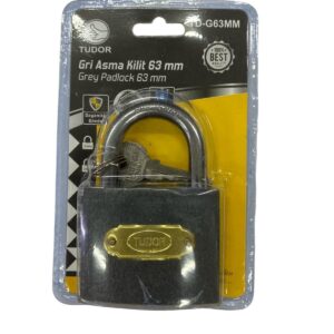 Ennalbur Tudor 63 Mm Kısa Gri Asma Kilit