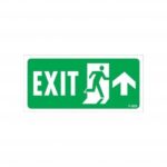 Exit Yukarı Sağ Ok İşaretli Uyarı Levhası 17,5X25 Kod:955