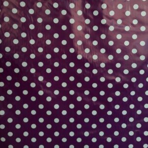 Florista Puantiye Mor Masa Örtüsü 1 Metre