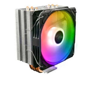 GAMDIAS BOREAS E1-410, ARGB, 120mm, CPU Kule Tipi Hava Soğutma, Doğrudan Temas Teknolojisine Sahip 4 adet Gelişmiş Bakır Isı Borusu (AMD AM4-AM5 ve INTEL Tüm işlemciler ile uyumlu)