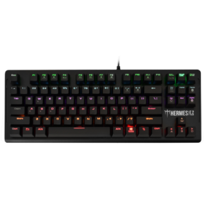 GAMDIAS HERMES-E2, USB Kablolu, İngilizce, Rainbow Backlight, Blue Mekanik Switch, Gaming Klavye