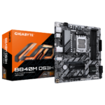 GIGABYTE B840M DS3H, 4xDDR5, 2xM.2, 2xDP, HDMI, Type-C, AM5 Soket GAMING Anakart