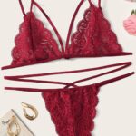Kadın Bordo Dantel Sütyen Külot Takımı – Modern, Konforlu Ve Günlük Kombinlere Uygun
