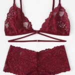 Kadın Bordo Özel Şık Sütyen Külot Takımı – Modern, Konforlu Ve Günlük Kombinlere Uygun