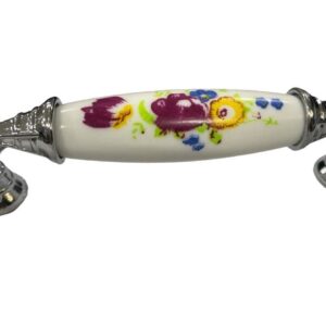 Klasik Silindir Kulp Krom 96 Mm