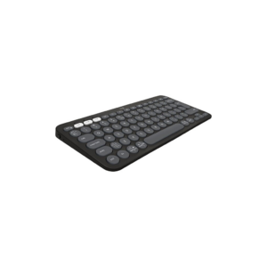 LOGITECH K380S, Pebble Keys 2, Siyah, 920-011859, Bluetooth, Türkçe, Q, Multimedya, Mini Klavye