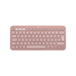LOGITECH K380S, Pebble Keys 2, Rose, 920-011861, Bluetooth, Türkçe, Q, Multimedya, Mini Klavye