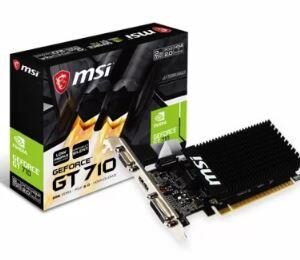 MSI GEFORCE GT710 2GD3H LP 2GB DDR3 64BIT 1XVGA 1XHDMI 1XDVI EKRAN KARTI
