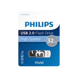 PHILIPS FM32FD05B, 32GB, USB 2.0, Vivid, Gölge Grisi, Flash Disk