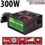 POWERBOOST BST-ATX300R 300W 12 Cm Kırmızı Fan Atx PSU RETAIL BOX (KUTULU)
