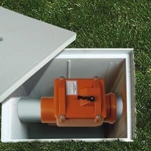 Pvc Pissu Atıksu Çekvalfi 125 Mm Kilitli