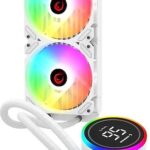 RAMPAGE HELIOS C15 (BEYAZ) SICAKLIK GÖSTERGELİ ARGB LED 240MM SIVI SOĞUTMA SISTEMI