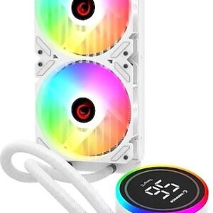 RAMPAGE HELIOS C15 (BEYAZ) SICAKLIK GÖSTERGELİ ARGB LED 240MM SIVI SOĞUTMA SISTEMI
