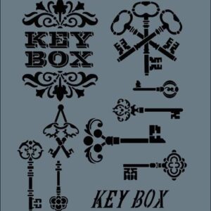 Rich New Seri N110 Stencil 35X25 Cm