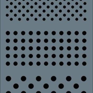 Rich New Seri N111 Stencil 35X25 Cm