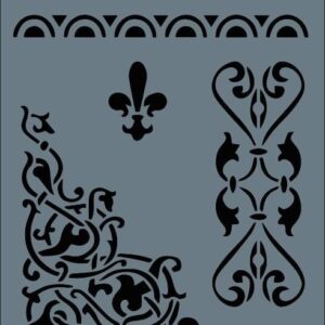 Rich New Seri N130 Stencil 35X25 Cm