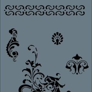Rich New Seri N132 Stencil 35X25 Cm