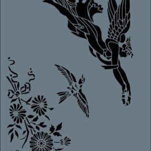 Rich New Seri N146 Stencil 35X25 Cm