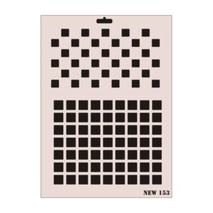 Rich New Seri N153 Stencil 35X25 Cm
