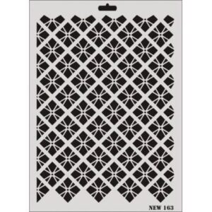 Rich New Seri N163 Stencil 35X25 Cm
