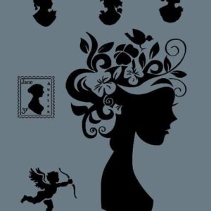 Rich New Seri N191 Stencil 35X25 Cm