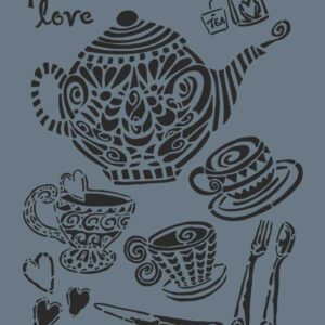 Rich New Seri N200 Stencil 35X25 Cm