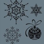 Rich New Seri N212 Stencil 35X25 Cm