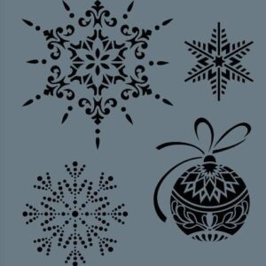 Rich New Seri N212 Stencil 35X25 Cm