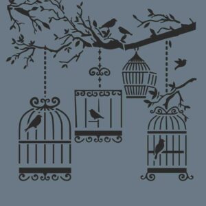 Rich New Seri N240 Stencil 35X25 Cm