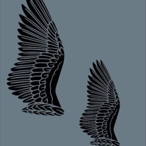 Rich New Seri N244 Stencil 35X25 Cm