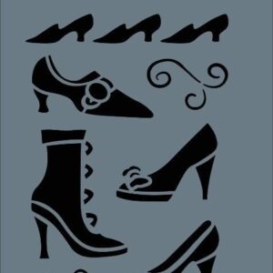 Rich New Seri N258 Stencil 35X25 Cm