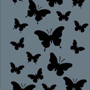 Rich New Seri N264 Stencil 35X25 Cm