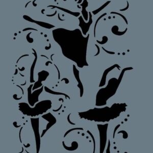 Rich New Seri N312 Stencil 35X25 Cm