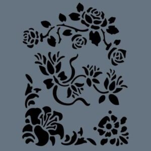 Rich New Seri N340 Stencil 35X25 Cm