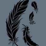 Rich New Seri N387 Stencil 35X25 Cm