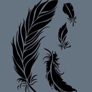 Rich New Seri N387 Stencil 35X25 Cm