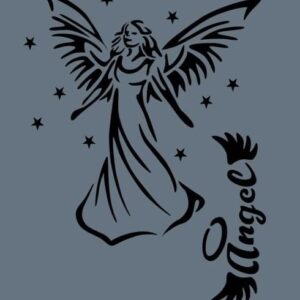 Rich New Seri N391 Stencil 35X25 Cm