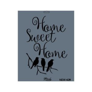 Rich New Seri N429 Stencil 35X25 Cm