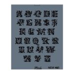 Rich New Seri N465 Stencil 35X25 Cm